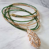 Teardrop Pendant Necklace
