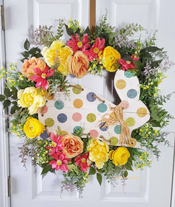 Spring Door Wreath