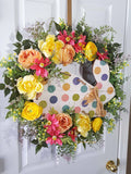 Spring Door Wreath